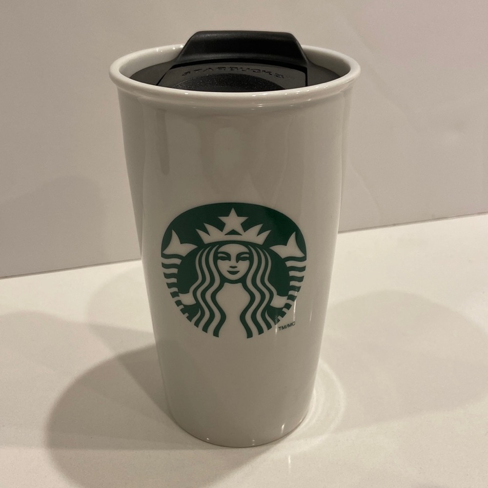 2011 Starbucks Ceramic travel tumbler